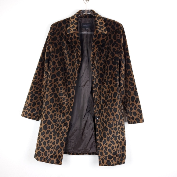 Express Jackets & Blazers - Express Faux Fur Coat